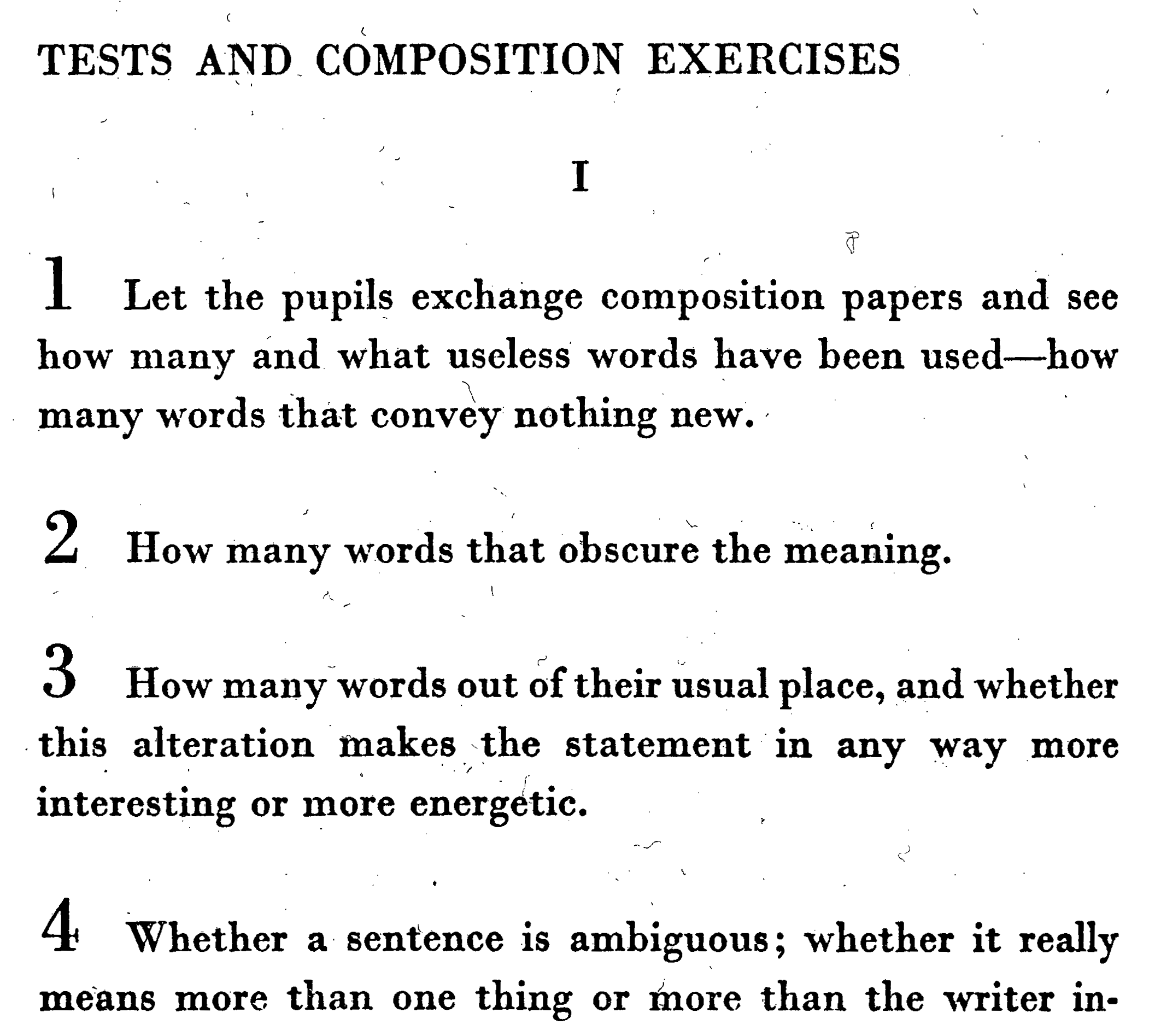 Exercises on writing thesis statement
